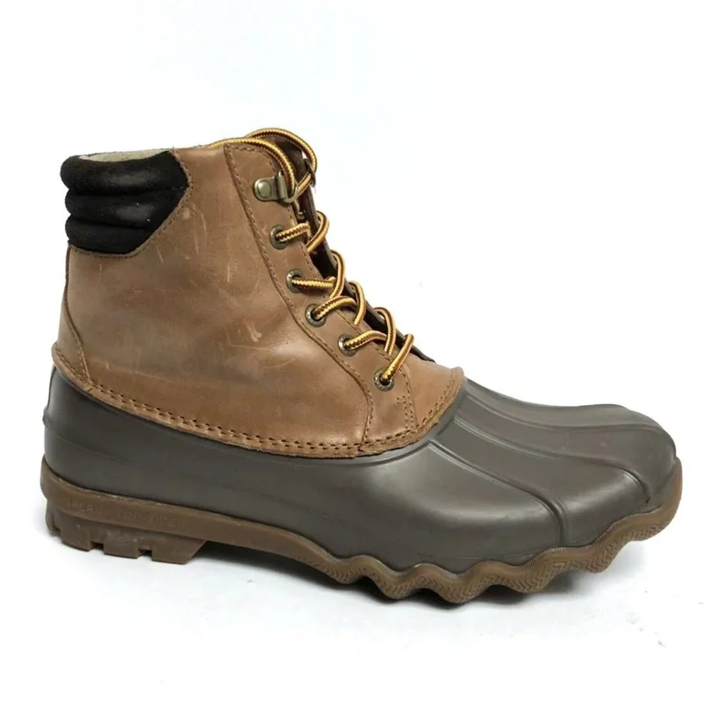 Sperry Mens Brewster Waterproof Boot Tan Size 8.5 M